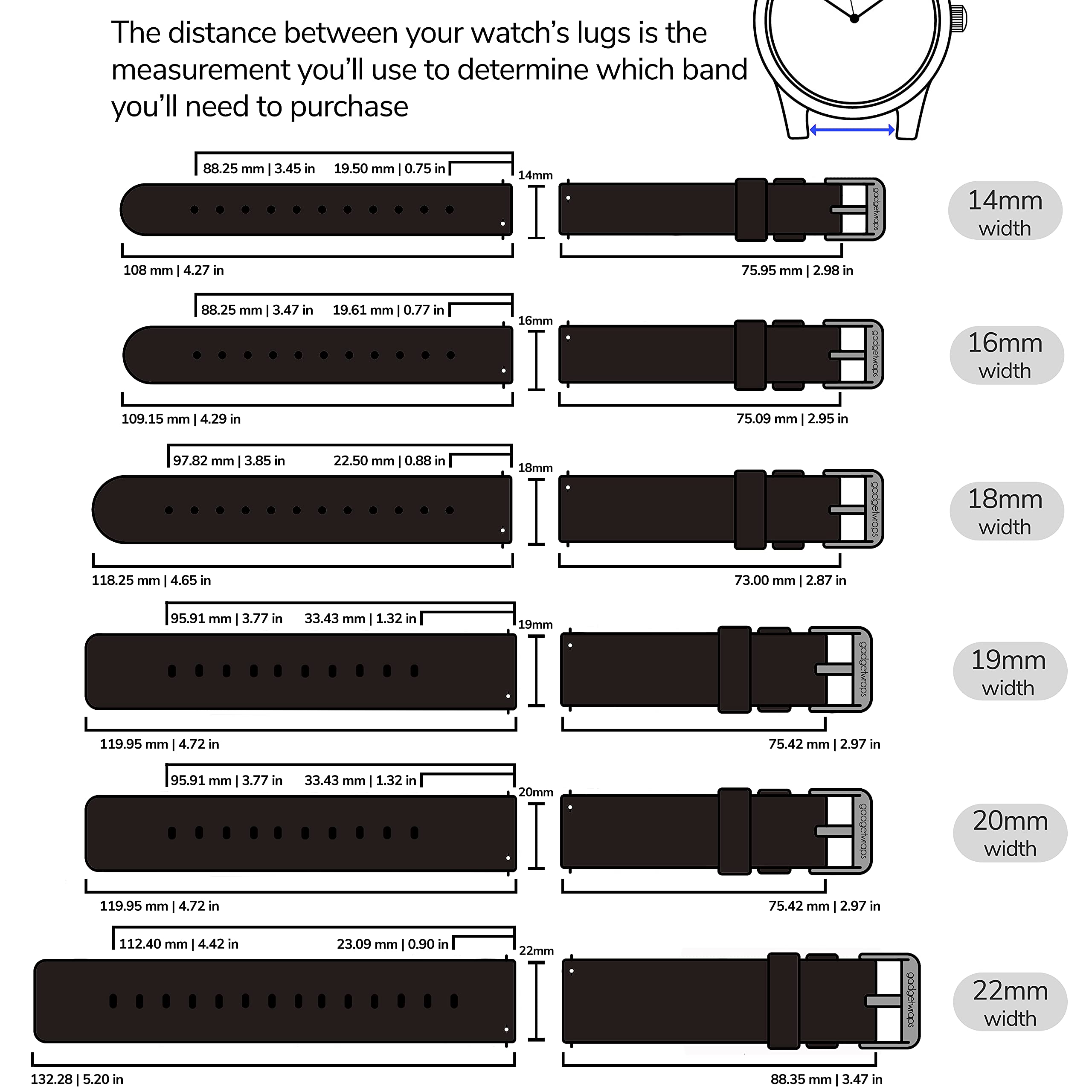 Amazon.com: GadgetWraps 18mm Nylon Watch Band with Quick